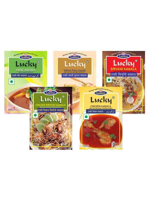 Lucky Masale Pulao, Biryani And Curry Combo Pack